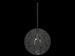 explode shaped lamp 3D Модель