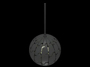 explode shaped lamp 3D Model