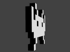 space invader 3D Model