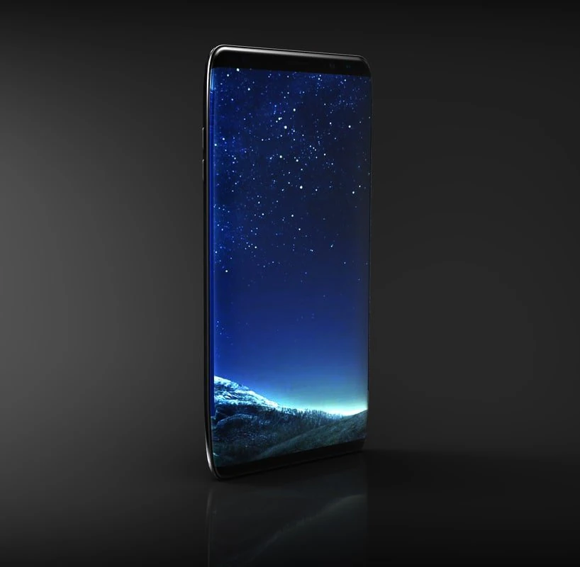 Samsung galaxy s8 3D Model .c4d .max .obj .3ds .fbx .stl .blend 