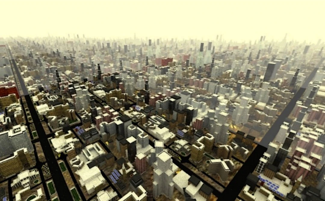 Extremely large scale cityscape design 3D Model .c4d .max .obj .3ds .fbx .stl .blend 
