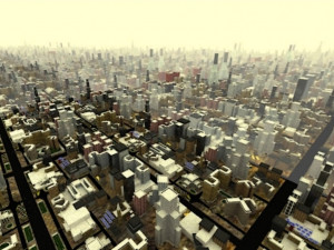 Extremely large scale cityscape design 3D Model