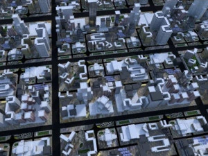 Extremely large scale cityscape design 3D Model