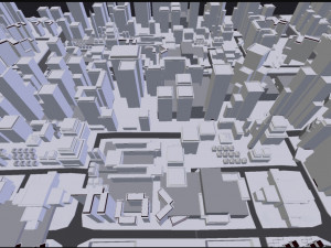 Extremely large scale cityscape design Modelo 3D