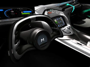 Dashboard concept 2 3D Model