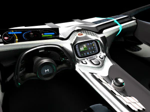 Dashboard concept 2 3D Model