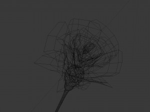 Pink rose flower Modelo 3D