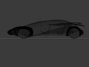 Glass car x Modelo 3D