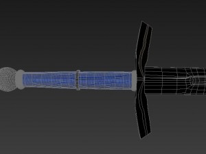 antique sword Model 3D