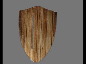 dragons brotherhood shield 3D Model