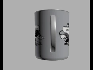 ctrl alt del cup 3D Print Model