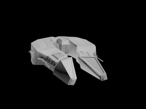 spaceship 3D-Modell