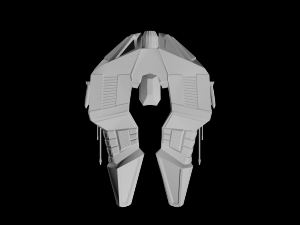 spaceship 3D Модель
