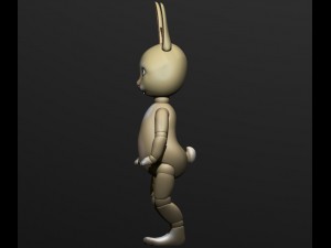 ball jointed bunny 3Dプリントモデル