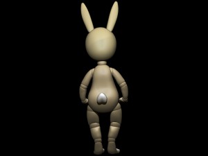 ball jointed bunny 3Dプリントモデル