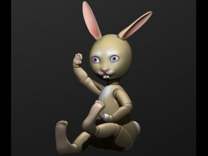 ball jointed bunny 3D Print Model