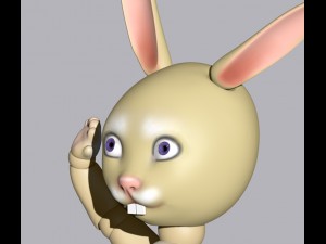ball jointed bunny 3Dプリントモデル