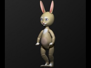 ball jointed bunny 3Dプリントモデル