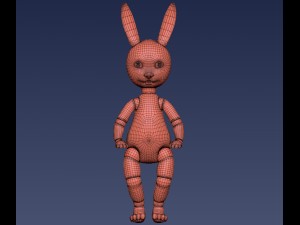 ball jointed bunny 3Dプリントモデル