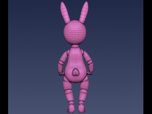 ball jointed bunny 3Dプリントモデル