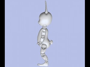ball jointed bunny 3Dプリントモデル