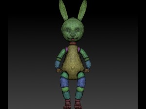 ball jointed bunny 3Dプリントモデル