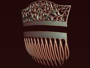 hair comb 3D Print Model