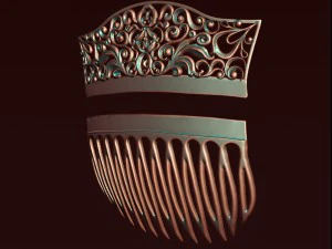 hair comb 3D Print Model