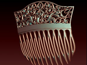 hair comb 3D Print Model