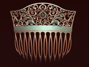 hair comb 3D Print Model