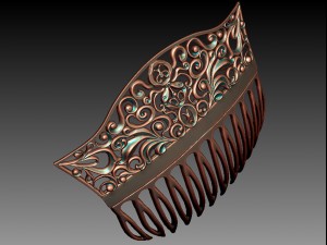 hair comb 3D Print Model