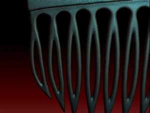 hair comb 3D Print Model