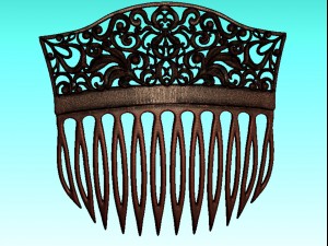 hair comb 3D Print Model