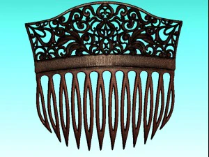 hair comb 3D Print Model