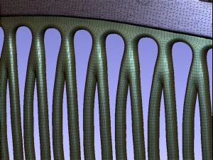 comb female hair 3D Print Model
