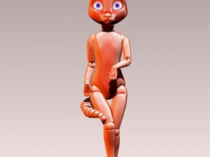 ball jointed fox 3D Baskı Modeli