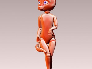 ball jointed fox 3D Baskı Modeli