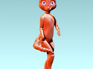 ball jointed fox 3D Baskı Modeli