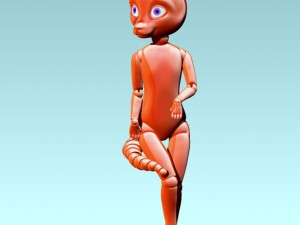 ball jointed fox 3D Baskı Modeli
