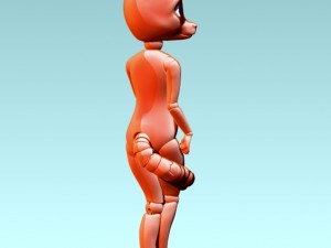 ball jointed fox 3D Baskı Modeli