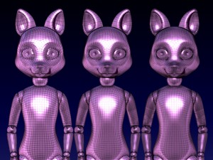 ball jointed fox 3D Baskı Modeli