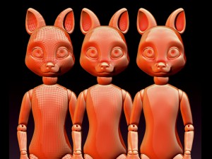 ball jointed fox 3D Baskı Modeli