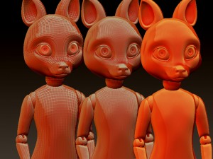 ball jointed fox 3D Baskı Modeli