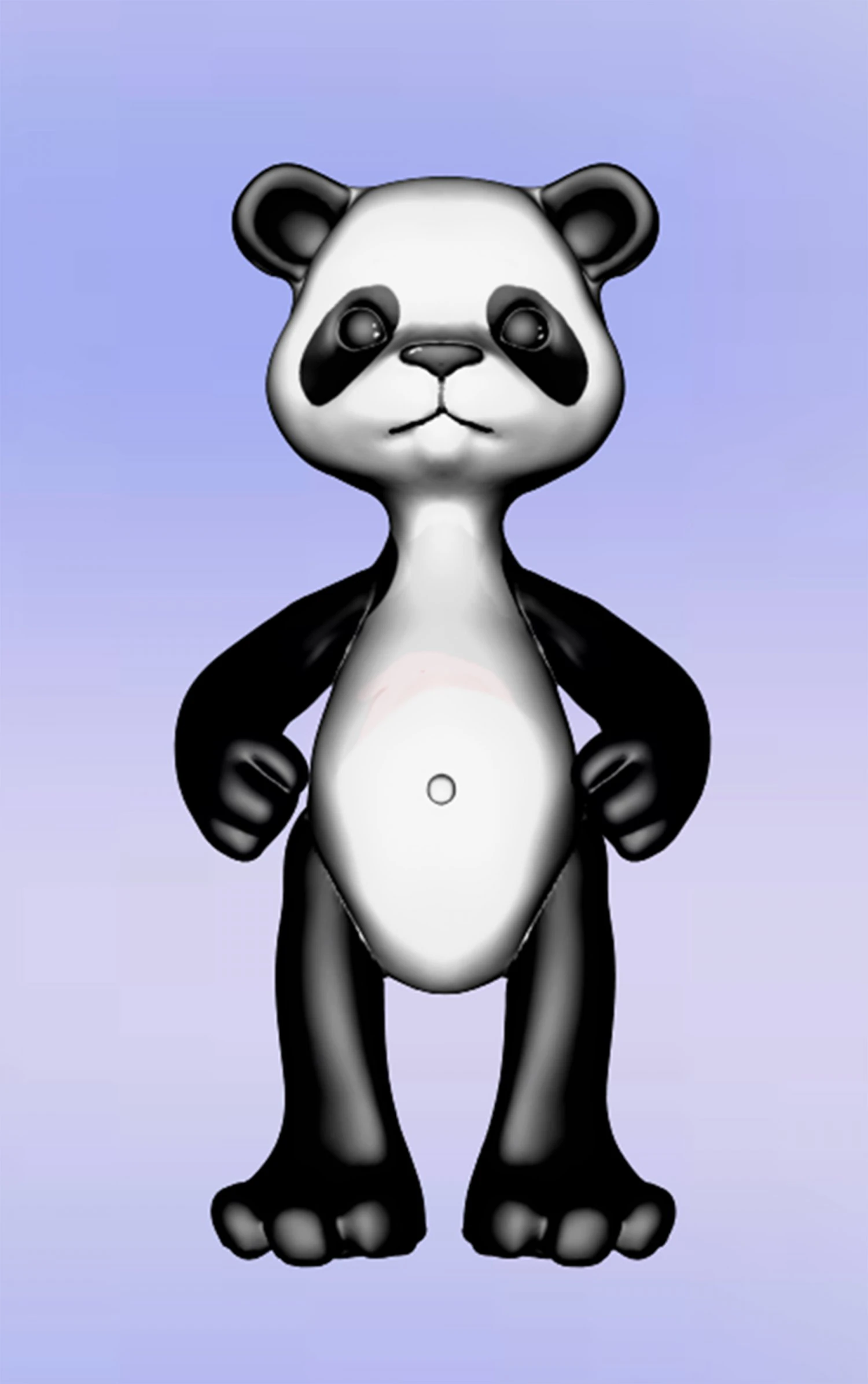 panda 3D Print Model .c4d .max .obj .3ds .fbx .stl .blend 