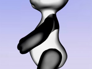 panda 3D प्रिंट मॉडल