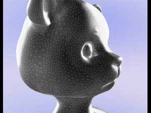 panda 3D प्रिंट मॉडल