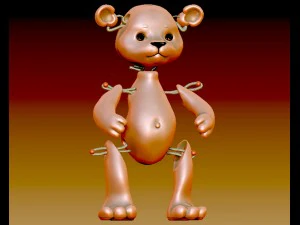 teddy bear 3D Print Model