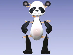 small panda 3D Print Model