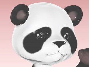 small panda 3D Print Model