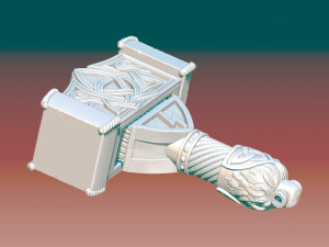 mjllnirthors hammer 3D Print Model